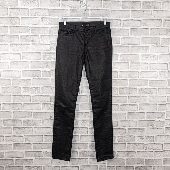 The Kooples Women's Skinny Lea Coated Jeans black size 26 - Picture 10 of 12